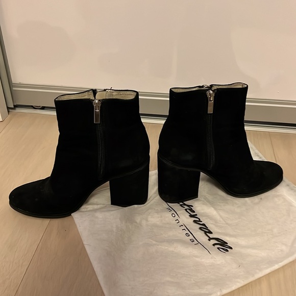 L’intervalle black suede booties 37 - Picture 3 of 7